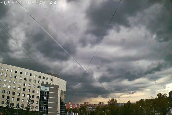 Сентябрьские грозы и тропические ливни, удивившие иркутян