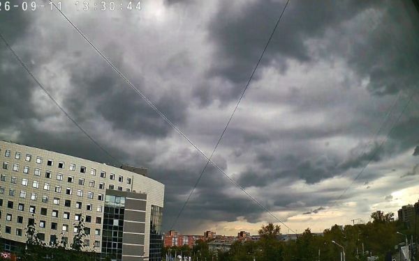 Сентябрьские грозы и тропические ливни, удивившие иркутян